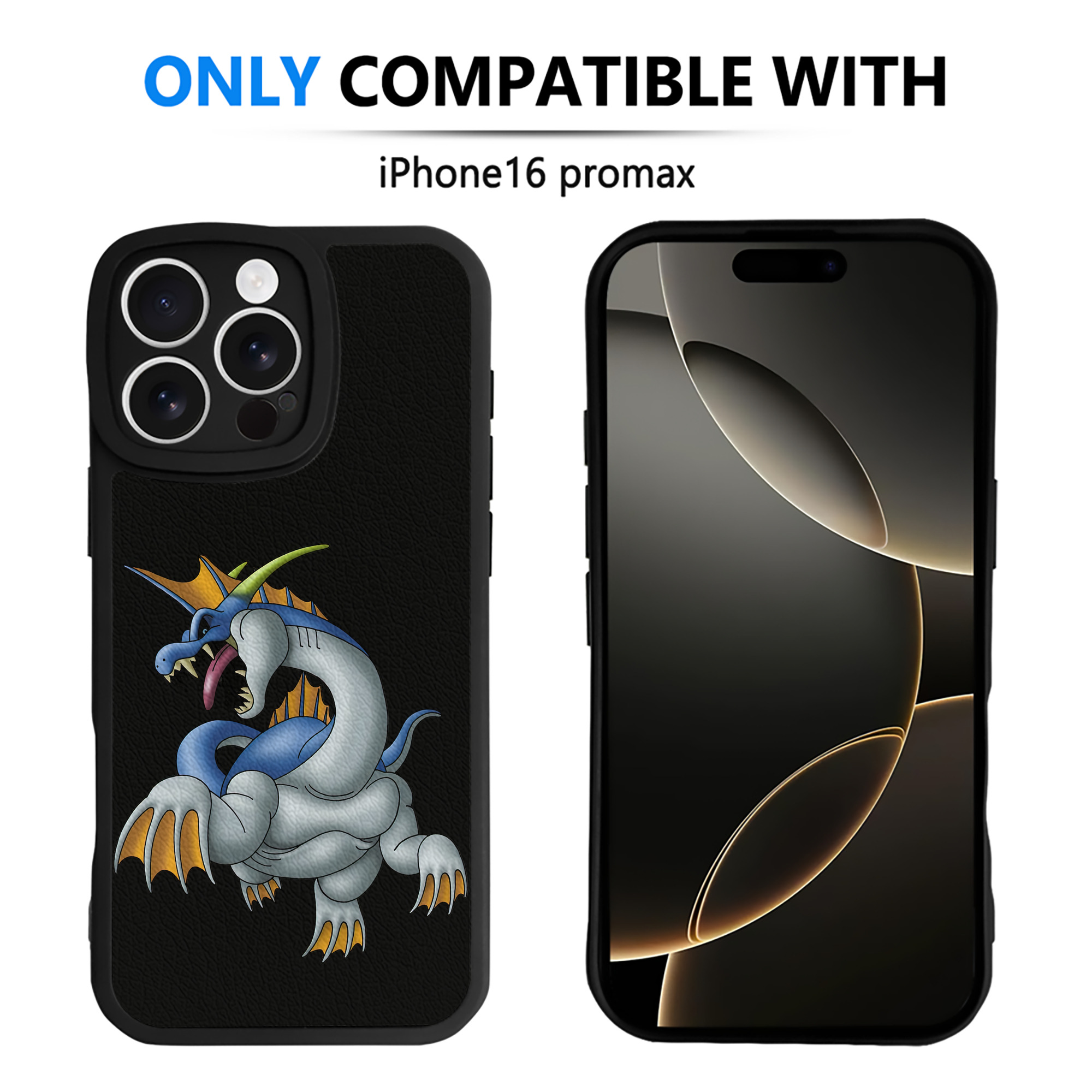 （画像用） ドラゴンクエスト Doragon Kuesuto Dragon Quest 【iPhone 16シリーズ対応】シリコンスマホケース（レザー調） 材質：シリコン